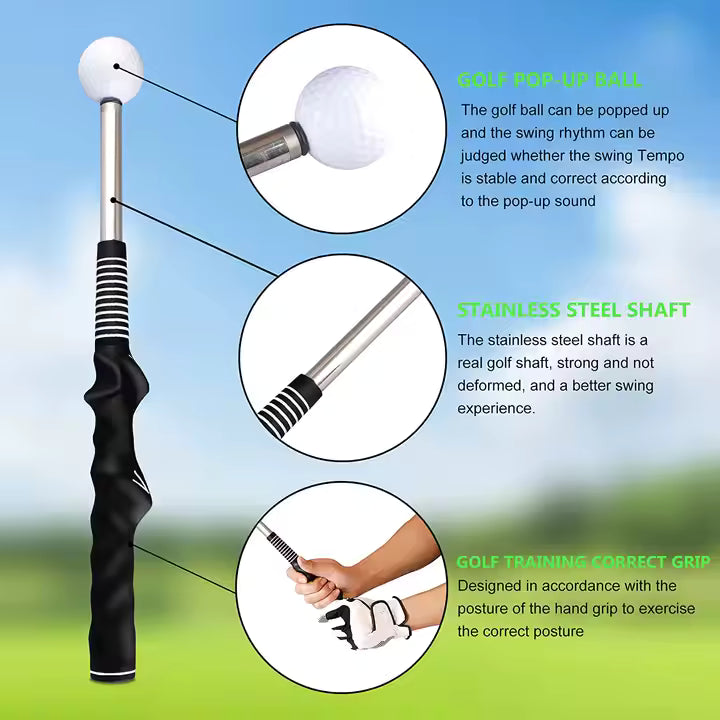 Retractable Golf Swing Trainer